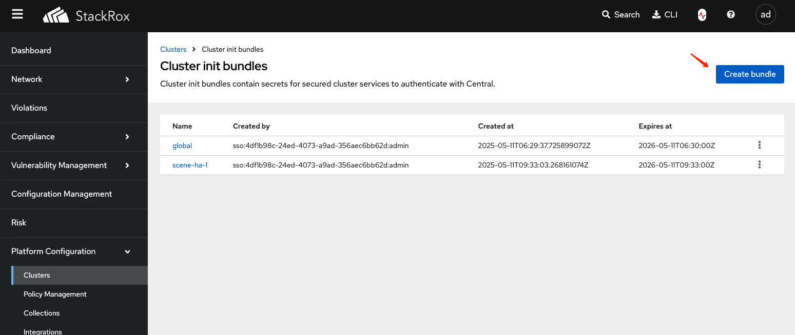 create bundle